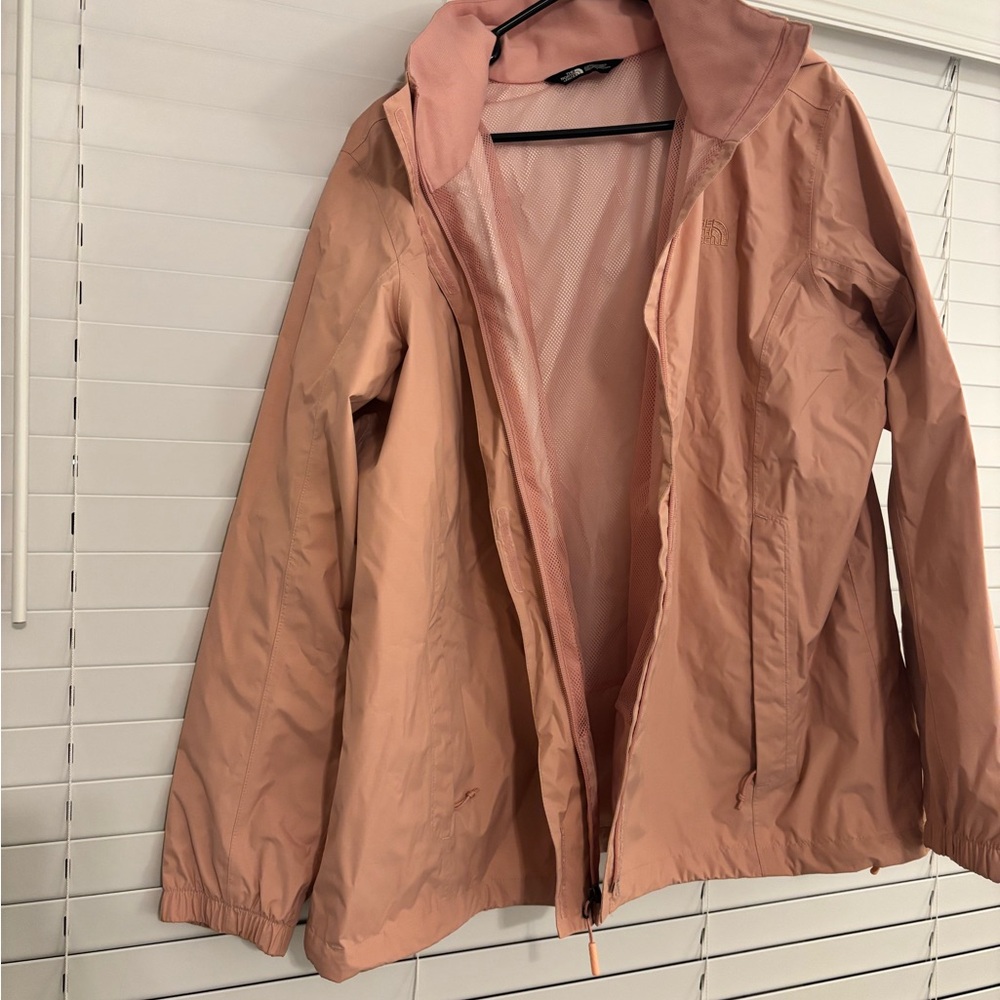 Women's Pink Lightweight North Face Rain Jacket